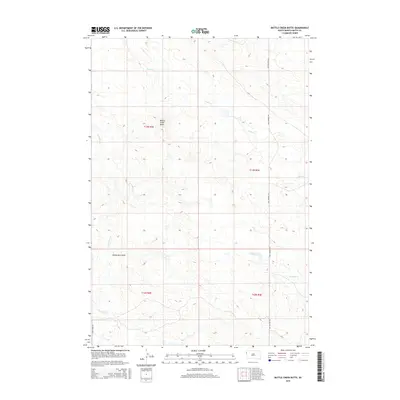 2015 Map of Battle Creek Butte, 2015 Print