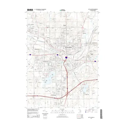 2014 Map of Battle Creek, 2014 Print