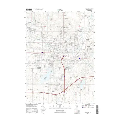 2017 Map of Battle Creek, 2017 Print