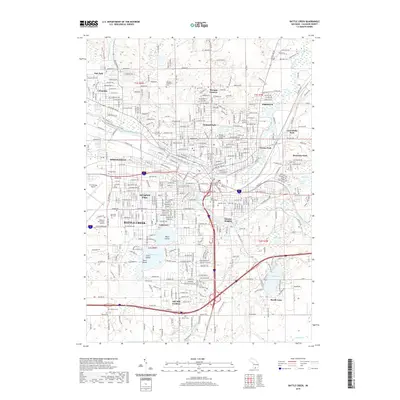 2019 Map of Battle Creek, 2019 Print