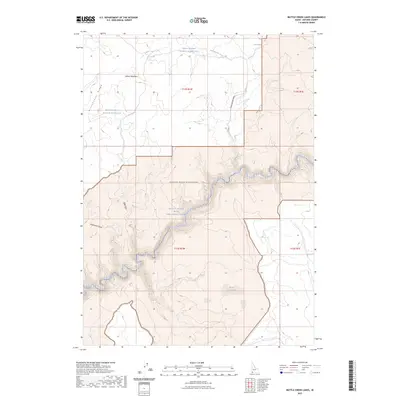 2023 Map of Battle Creek Lakes, 2023 Print