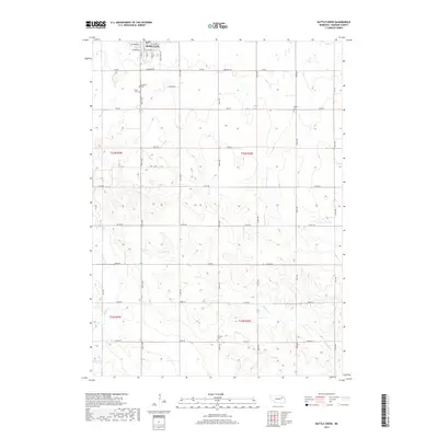 2017 Map of Battle Creek, 2017 Print