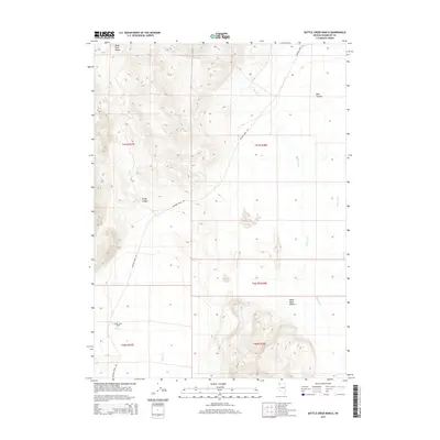 2015 Map of Battle Creek Ranch, 2015 Print