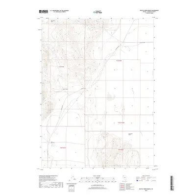 2018 Map of Battle Creek Ranch, 2018 Print