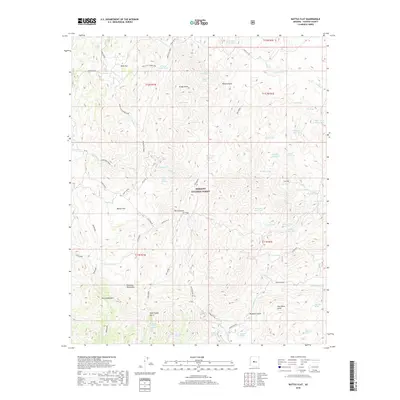 2018 Map of Battle Flat, 2018 Print
