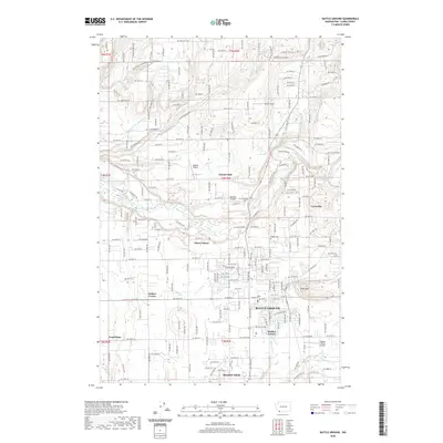 2020 Map of Battle Ground, 2020 Print