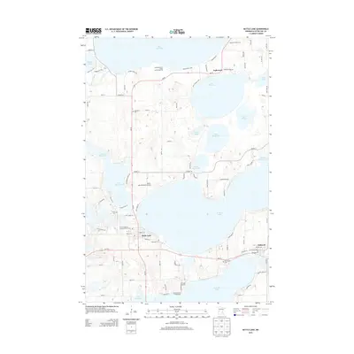2013 Map of Battle Lake, 2013 Print
