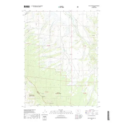 2019 Map of Battle Mountain, 2019 Print