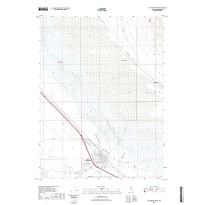 2018 Map of Battle Mountain, 2018 Print