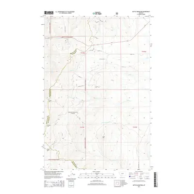 2014 Map of Battle Mountain, 2014 Print