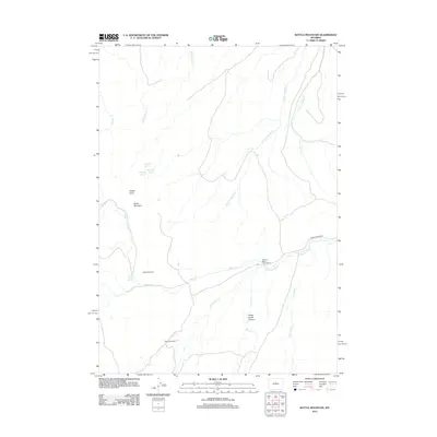 2012 Map of Battle Mountain, 2012 Print