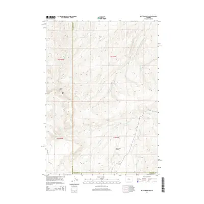 2015 Map of Battle Mountain, 2015 Print