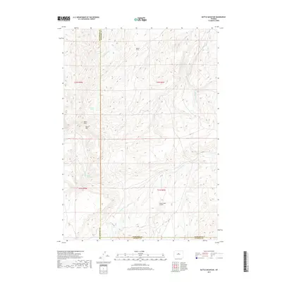 2017 Map of Battle Mountain, 2017 Print