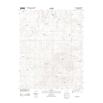 2013 Map of Battle Rock, 2013 Print
