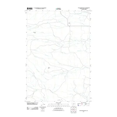 2011 Map of Battleship Butte, 2011 Print