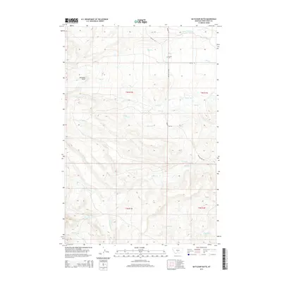 2014 Map of Battleship Butte, 2014 Print