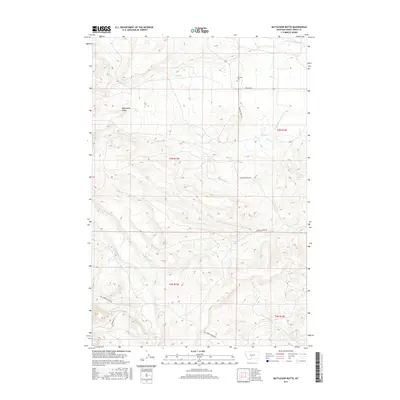 2017 Map of Battleship Butte, 2017 Print