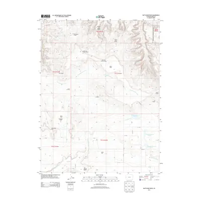 2013 Map of Battleship Rock, 2013 Print