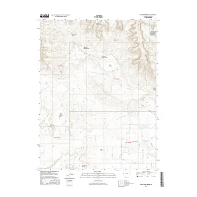2016 Map of Battleship Rock, 2016 Print