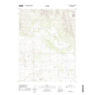 2019 Map of Battleship Rock, 2019 Print