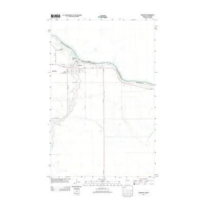 2013 Map of Baudette, 2013 Print