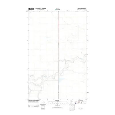 2013 Map of Baudette SE, 2013 Print