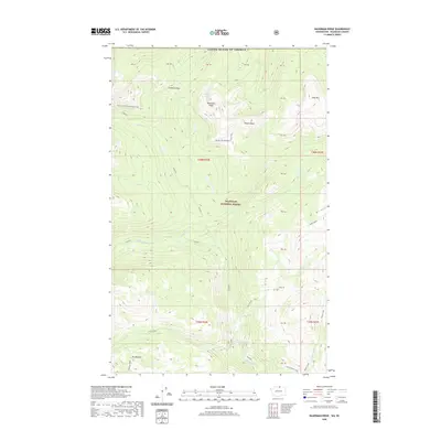 2020 Map of Bauerman Ridge, 2020 Print