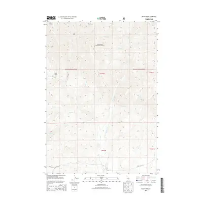 2013 Map of Baugh Creek, 2013 Print