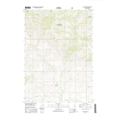 2017 Map of Baugh Creek, 2017 Print