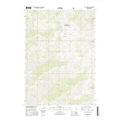 2017 Map of Baugh Creek SW, 2017 Print