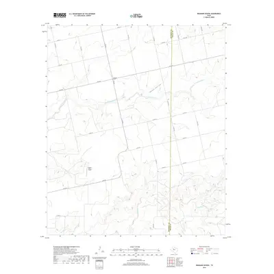 2019 Map of Baumann School, 2019 Print
