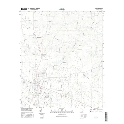 2017 Map of Baxley, 2017 Print