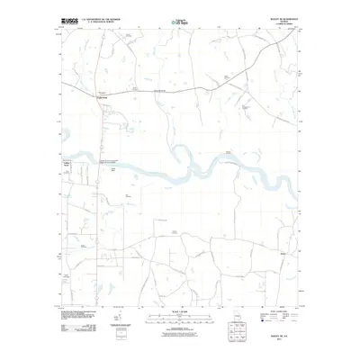 2011 Map of Baxley NE, 2011 Print