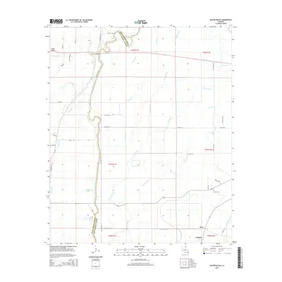 2015 Map of Baxter Bayou, 2015 Print