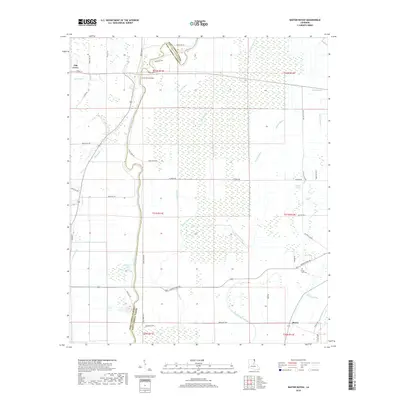 2018 Map of Baxter Bayou, 2018 Print