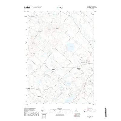2021 Map of Baxter Lake, 2021 Print