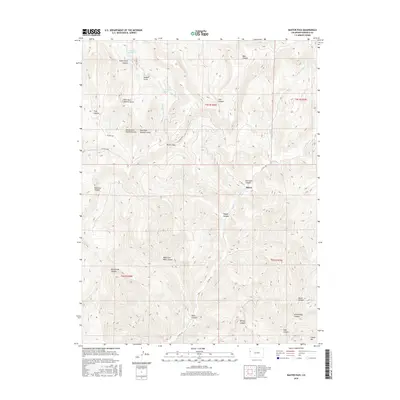 2016 Map of Baxter Pass, 2016 Print