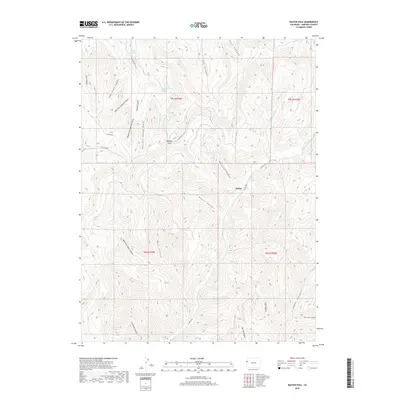 2019 Map of Baxter Pass, 2019 Print