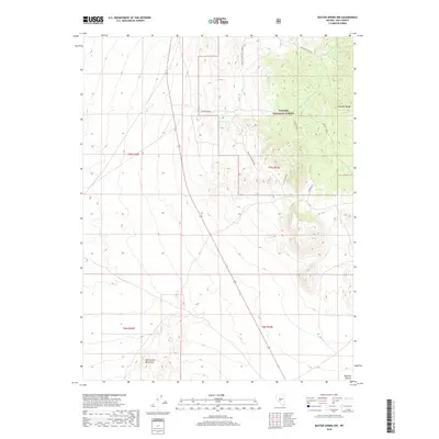 2018 Map of Baxter Spring NW, 2018 Print