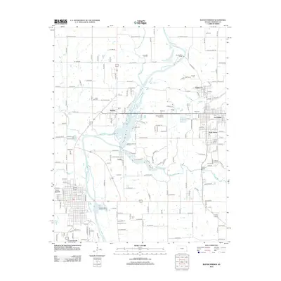 2012 Map of Baxter Springs, 2012 Print