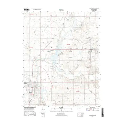2015 Map of Baxter Springs, 2015 Print