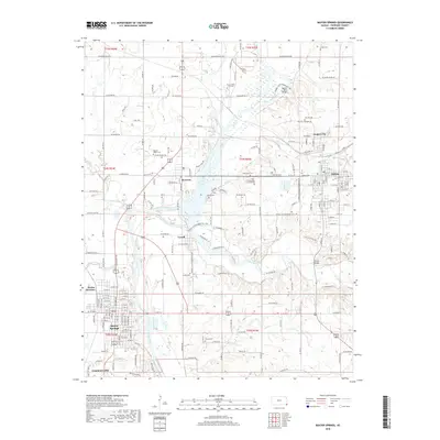 2018 Map of Baxter Springs, 2018 Print