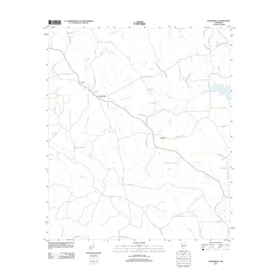 2012 Map of Baxterville, 2012 Print
