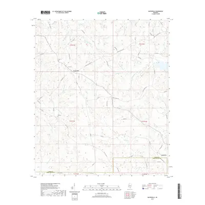 2018 Map of Baxterville, 2018 Print