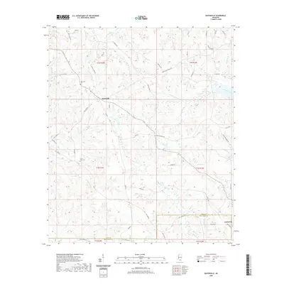 2020 Map of Baxterville, 2020 Print