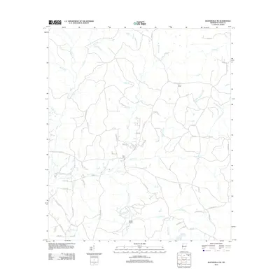 2012 Map of Baxterville NE, 2012 Print