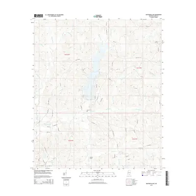 2015 Map of Baxterville NE, 2015 Print