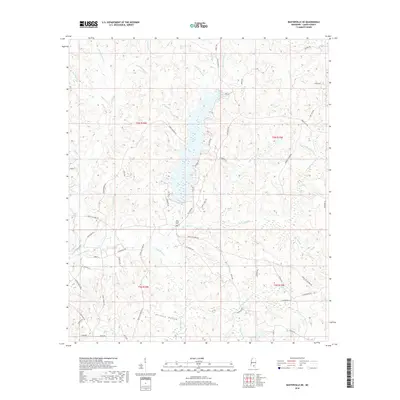 2018 Map of Baxterville NE, 2018 Print