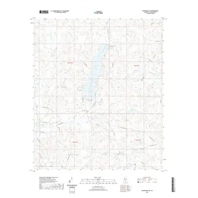2020 Map of Baxterville NE, 2020 Print