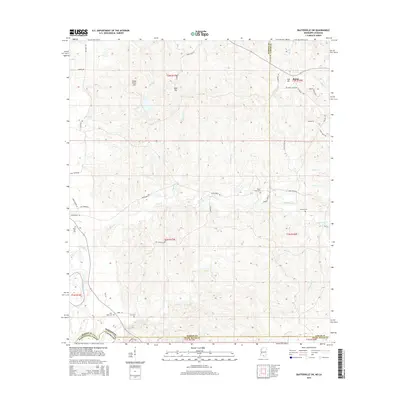 2015 Map of Baxterville SW, 2015 Print